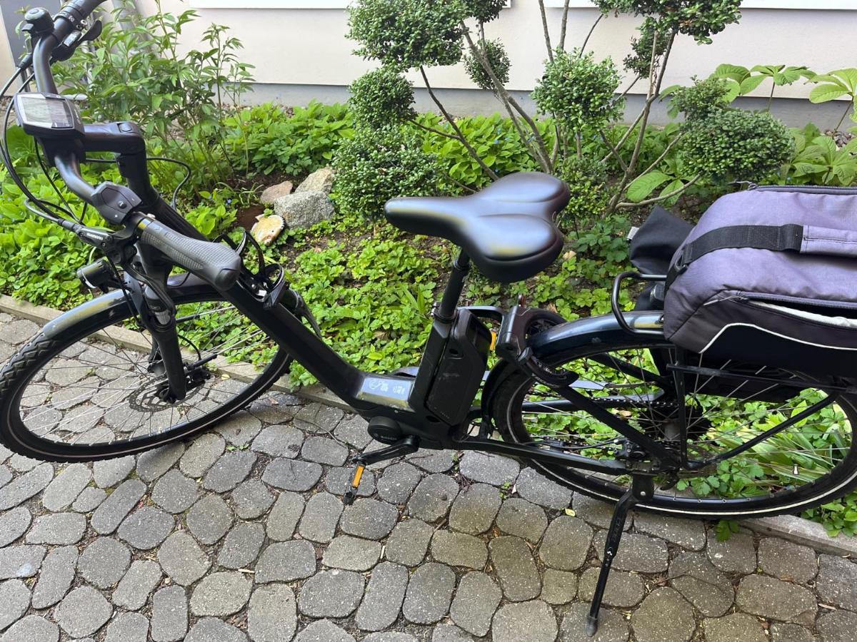 Fewo Mit 3 Sz, Direkte Innenstadtlage, Suedterrasse, Parkplatz Auf Dem Eigenem Privatgrundstueck, 2X E-Bike Und E-Autoladesaeule Inklusive, Konzertkirche, Schauspielhaus, Fh, Jahnsportforum Sowie Der Tollensesee Sind Fusslaeufig In Ein Paar Minuten E Neubrandenburg Dış mekan fotoğraf